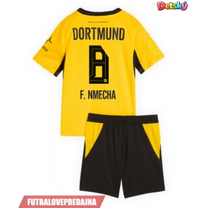 Lacne Dětský Futbalové dres Borussia Dortmund Felix Nmecha #8 2026-27 Krátky Rukáv - Domáci (+ trenírky)